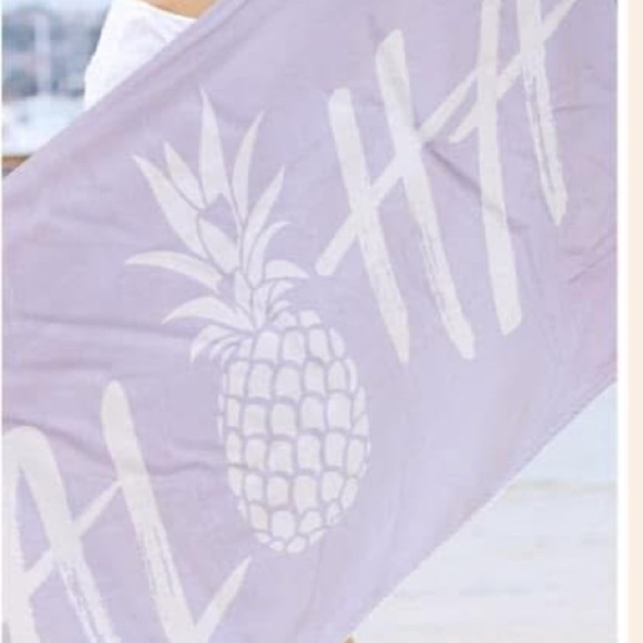 Norwex Hawaiian Stripe Beach Towel Aloha Brand New Dries Fast microfiber 2 sided - Picture 3 of 4